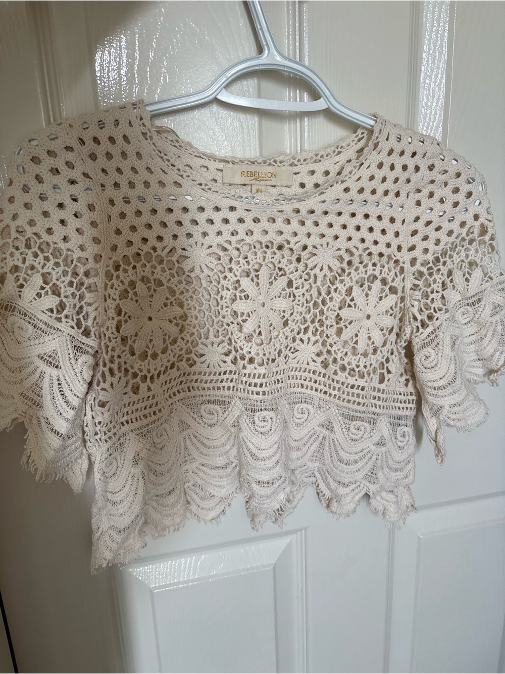 Rebellion Crochet Top XS